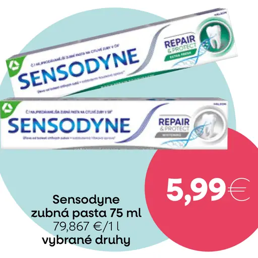 Sensodyne zubná pasta