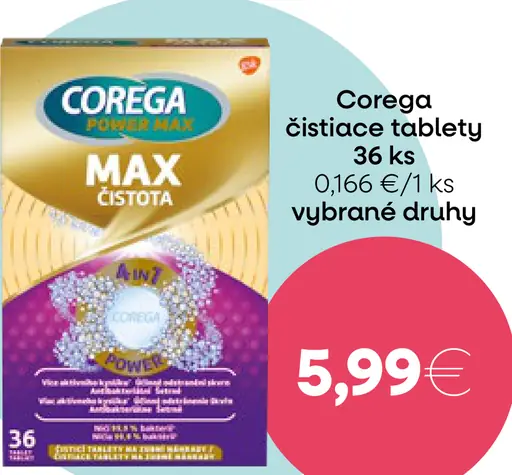 Corega Čistiace tablety