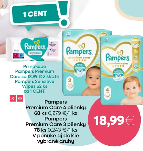 Pampers plienky