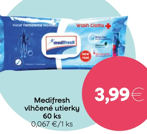 Medipress vlhčené utierky