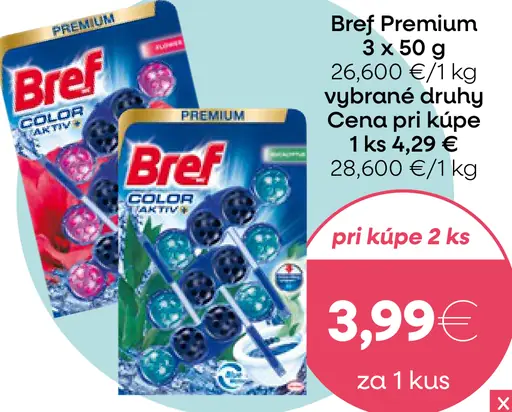 Bref Premium 3 x 50 g vybrané druhy