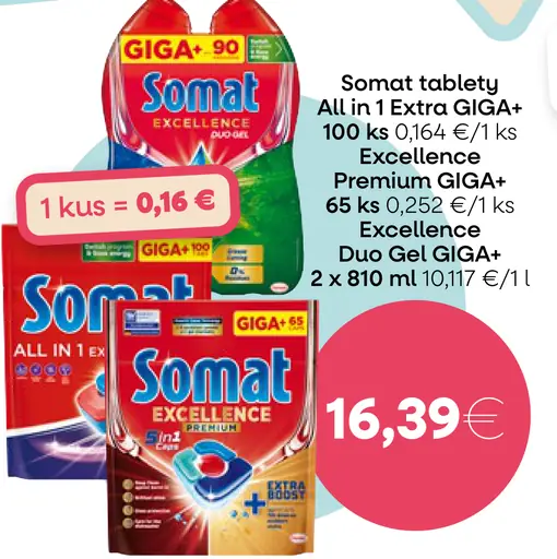 Somat tablety All in 1 Extra GIGA+