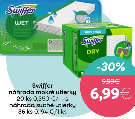 Swiffer náhrada mokré utierky