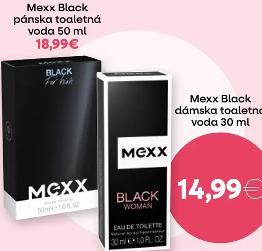 Mexx Black dámska toaletná voda