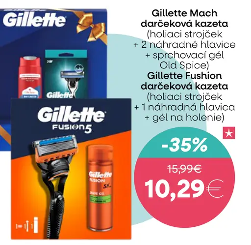 Gillette Mach darčeková kazeta