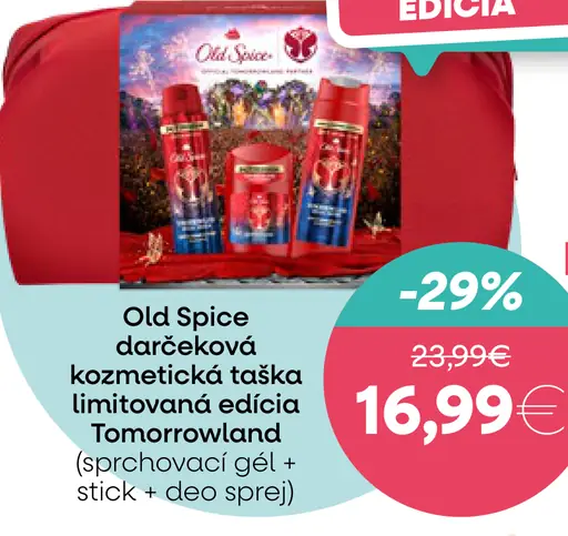 Old Spice darčeková kozmetická taška limitovaná edícia Tomorrowland