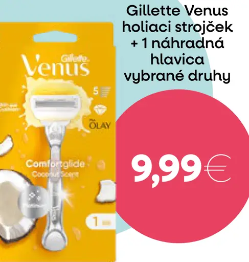 Gillette Venus holiaci strojček + 1 náhradná hlavica