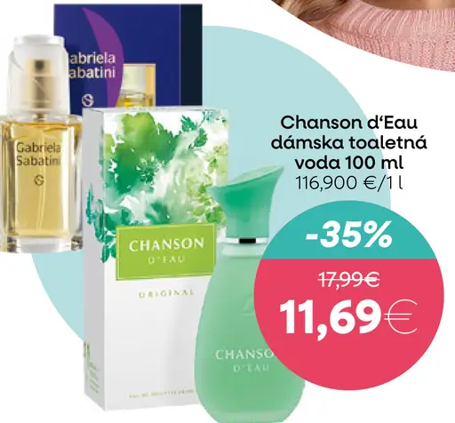 Chanson d'Eau dámska toaletná voda