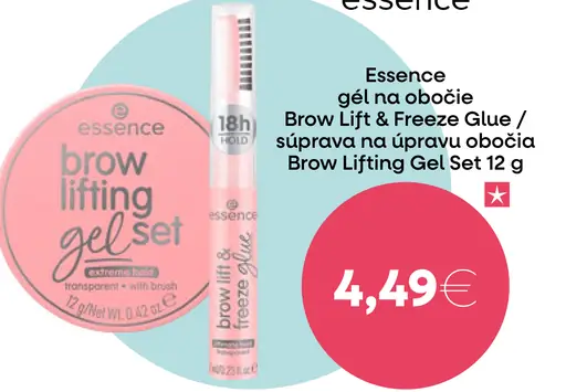 Essence gél na obočie Brow Lift & Freeze Glue