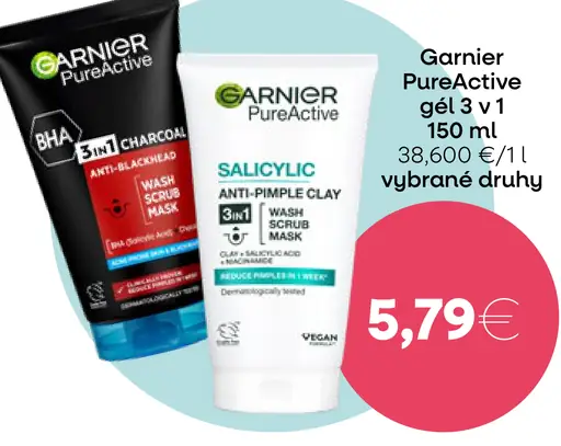 Garnier PureActive gél 3 v 1