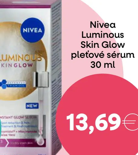 Nivea Luminous Skin Glow pleťové sérum