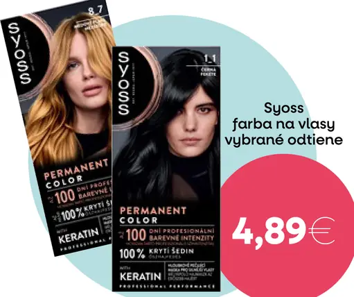 Syoss farba na vlasy