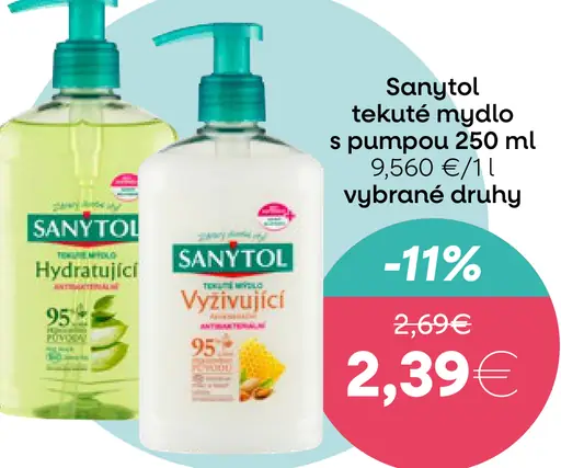 Sanytol tekuté mydlo