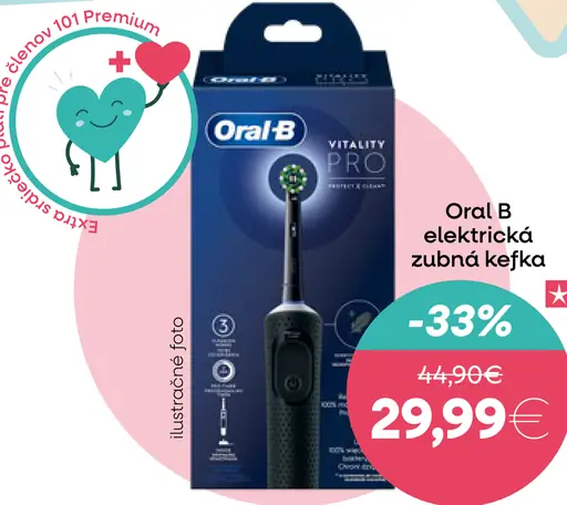 Oral B elektrická zubná kefka