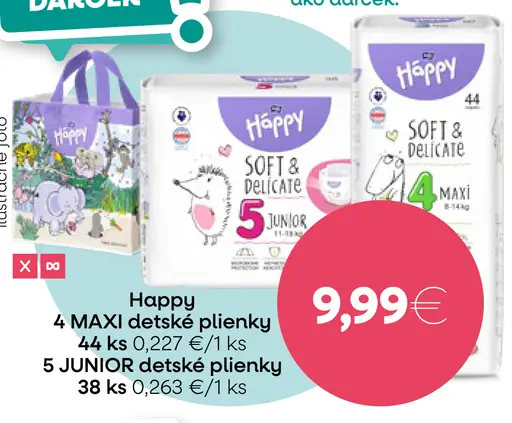 Häppy detské plienky