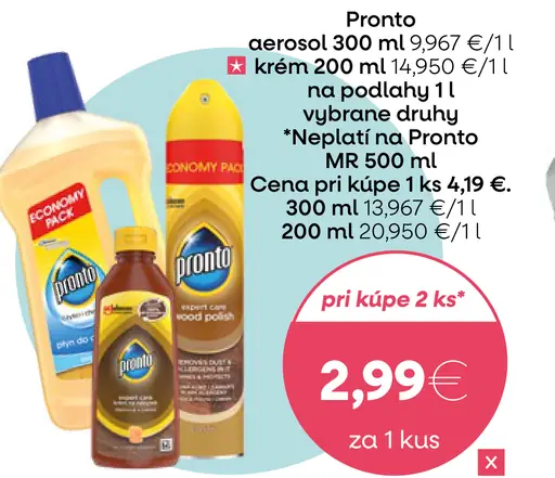 Pronto Čistiaci prostriedok