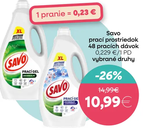 Savo prací prostriedok