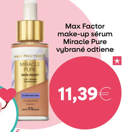 Max Factor make-up sérum Miracle Pure