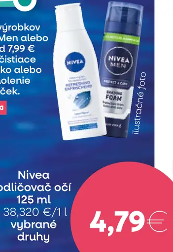 Nivea odličovač očí