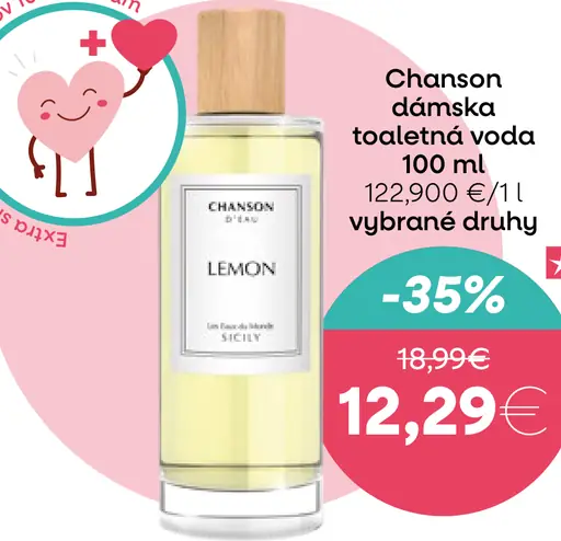Chanson dámska toaletná voda Lemon