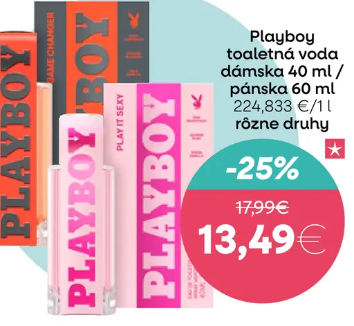 Playboy toaletná voda dámska / pánska