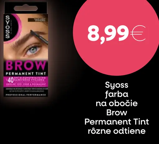Syoss Brow Tint farba na obočie