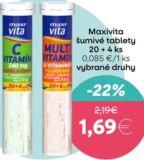 Maxivita šumivé tablety