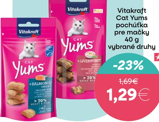 Vitakraft Cat Yums doplnkové krmivo pre mačky
