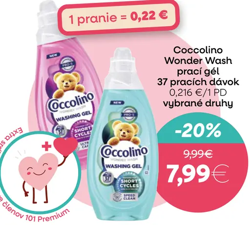 Coccolino Wonder Wash prací gél