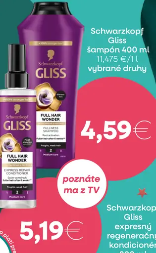 Schwarzkopf Gliss šampón