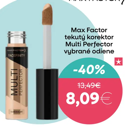 Max Factor tekutý korektor Multi Perfector