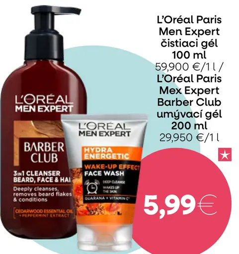 L'Oréal Paris Men Expert čistiaci gél