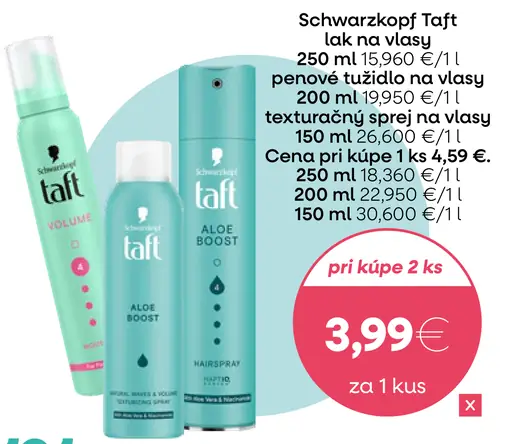 Schwarzkopf Taft lak na vlasy