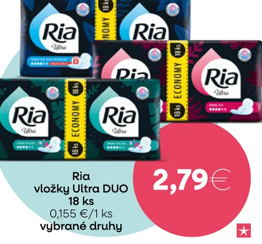Ria vložky Ultra DUO