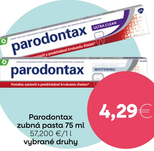 Parodontax zubná pasta