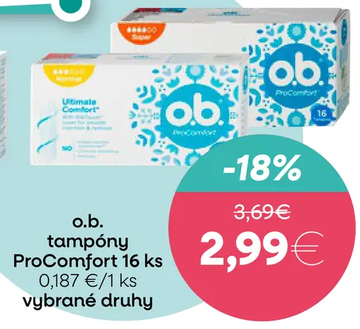 A.b. tampóny ProComfort