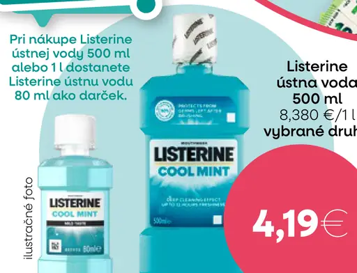 Listerine ústna voda
