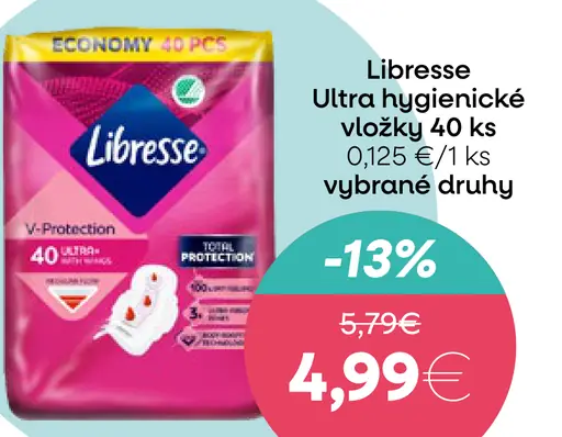Libresse Ultra hygienické vložky