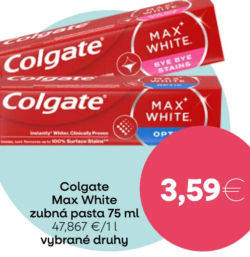 Colgate Max White zubná pasta