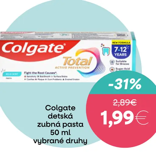 Colgate detská zubná pasta