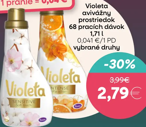 Violeta avivážny prostriedok