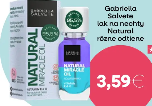 Gabriella Salvete lak na nechty Natural rôzne odtiene