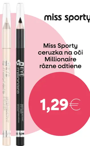 Miss Sporty ceruzka na oči Millionaire rôzne odtiene