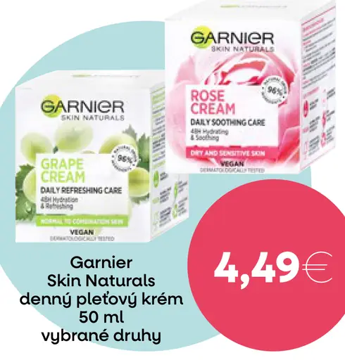 Garnier Skin Naturals denný pleťový krém