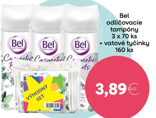 Bel odličovacie tampóny