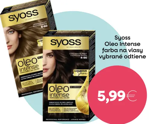 Syoss Oleo Intense Farba na vlasy žiarivo medený 7-77