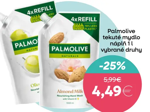Palmolive tekuté mydlo náhradná náplň