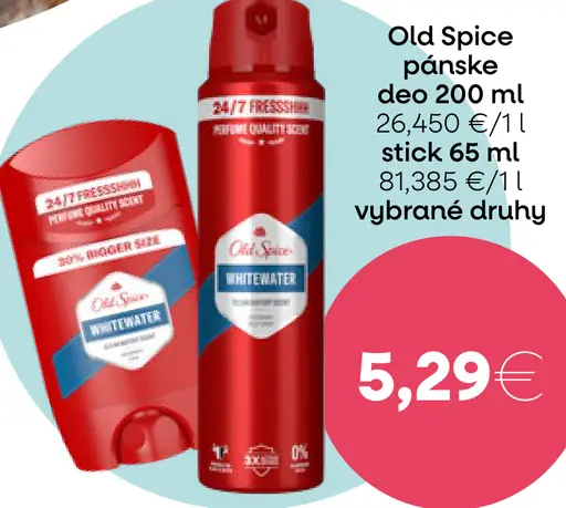 Old Spice pánske deo spreje