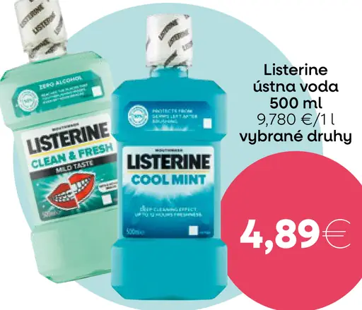 Listerine ústna voda