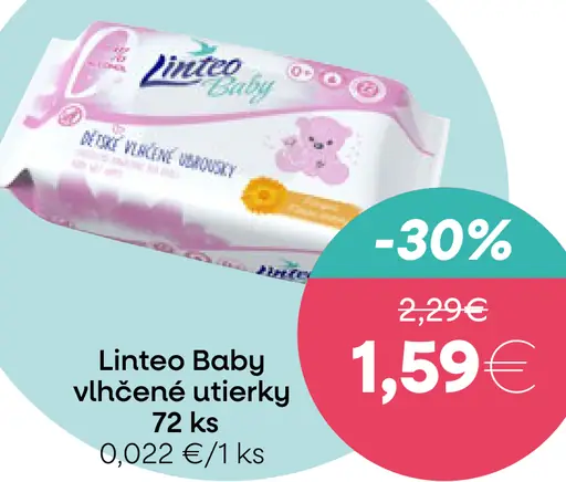 Lineteo Baby vlhčené utierky
